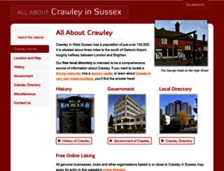 crawleysussex.co.uk screenshot