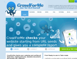 crawlforme.com screenshot