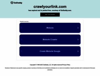 crawlyourlink.com screenshot