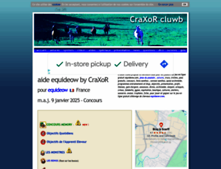 craxor.fr screenshot