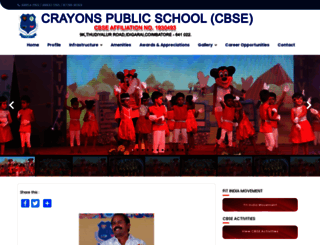 crayonspublicschool.com screenshot