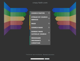 crazy-faith.com screenshot