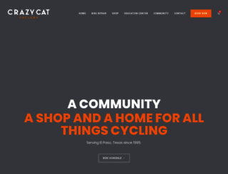 crazycatcyclery.com screenshot