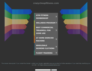 crazycheapfitness.com screenshot