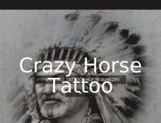 crazyhorsetattoo.co.nz screenshot