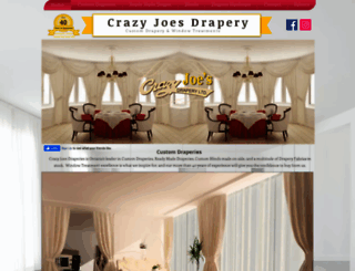 crazyjoesdrapery.com screenshot