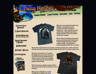 crazynative.com screenshot