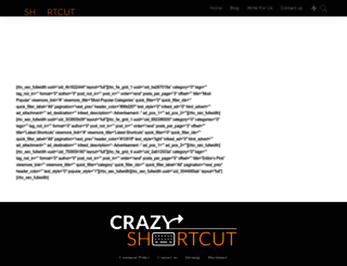 crazyshortcut.com screenshot