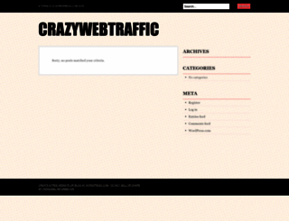 crazywebtraffic.wordpress.com screenshot