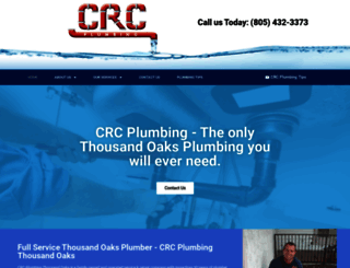 crcplumbing.net screenshot