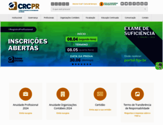 crcpr.org.br screenshot
