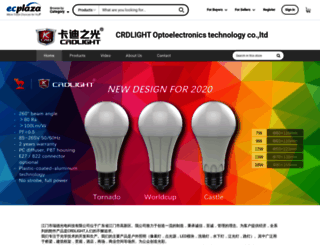 crdlightoptoelectronics.en.ecplaza.net screenshot