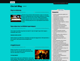 cre-art-blog.hu screenshot