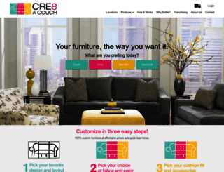 cre8acouch.com screenshot