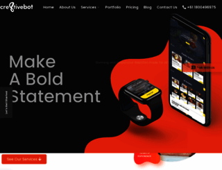 cre8tivebot.com.au screenshot