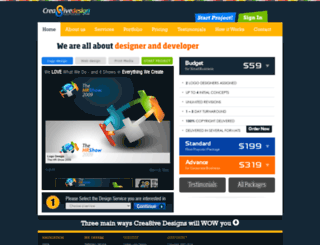 crea8ivedesign.com screenshot