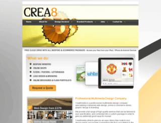 crea8media.co.uk screenshot