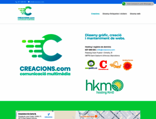 creacions.com screenshot