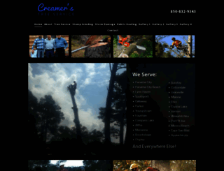 creamerstreeservice.com screenshot
