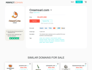 creamsari.com screenshot
