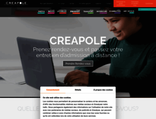 creapole.fr screenshot