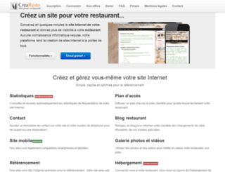 crearesto.fr screenshot
