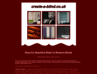 create-a-blind.co.uk screenshot