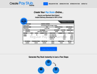 create-paystub.com screenshot