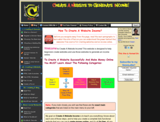 createawebsiteincome.com screenshot