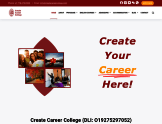 createcareercollege.com screenshot