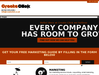 createclick.co.uk screenshot
