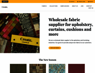 createfabrics.com screenshot