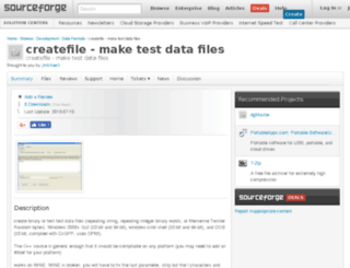 createfile.sf.net screenshot