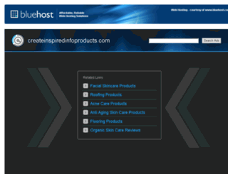 createinspiredinfoproducts.com screenshot