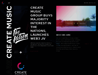 createmusicgroup.com screenshot