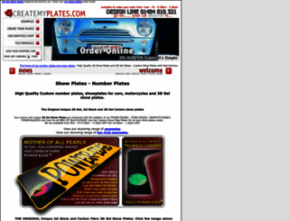 createmyplates.com screenshot