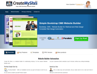 createmysites.com screenshot