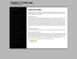 createqrcodes.org screenshot