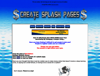 createsplashpages.com screenshot