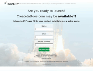 createtattoos.com screenshot