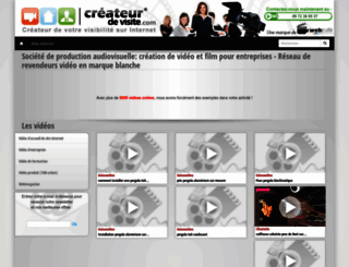 createur2visites.com screenshot