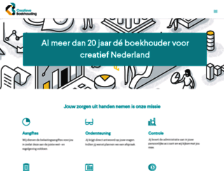 creatieveboekhouding.nl screenshot