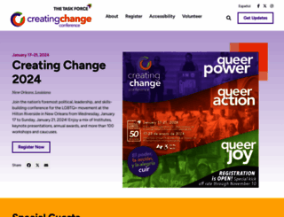 creatingchange.org screenshot