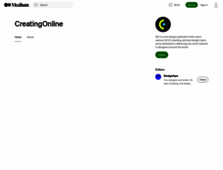 creatingonline.com screenshot