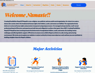 creatingpnepal.com screenshot