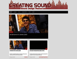 creatingsound.com screenshot