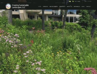 creatingsustainablelandscapes.com screenshot
