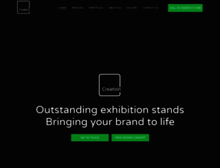 creation-exhibitions.com screenshot