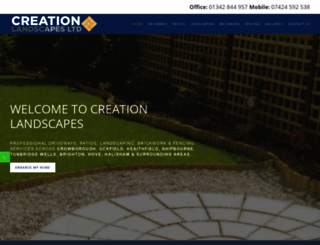 creation-landscapes.co.uk screenshot