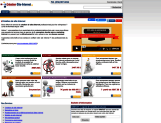 creation-site-internet.ca screenshot